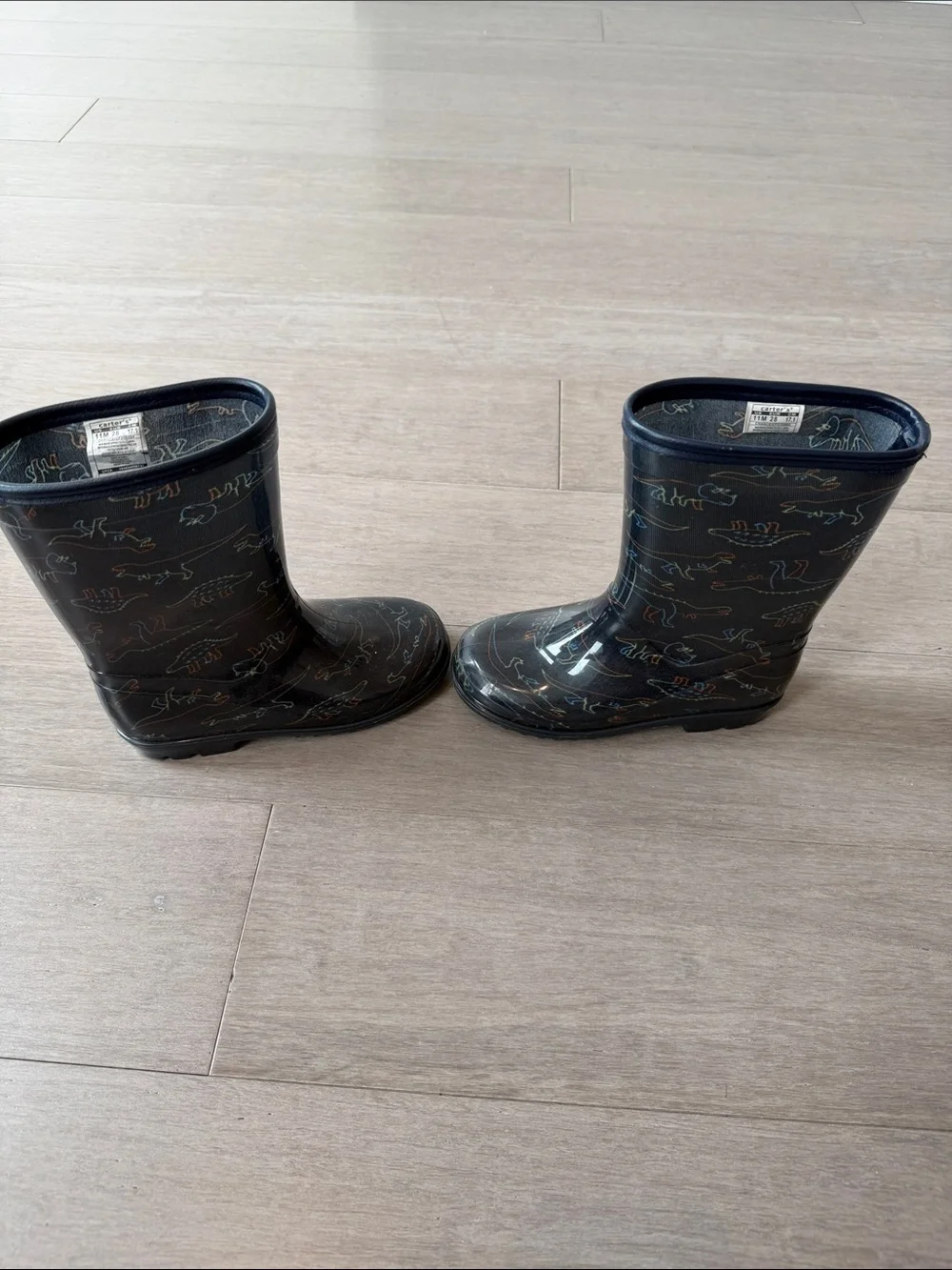 Children's Carter’s Navy Dino Rain Boots 11m